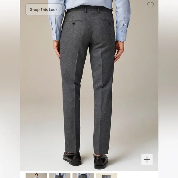 JCrew Charcoal Ludlow slim pants 34x30 - Picture 2 of 8